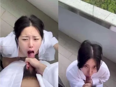Mới sáng gà gáy đã bắt em khỏa thân mút chuối outdoor chung cư